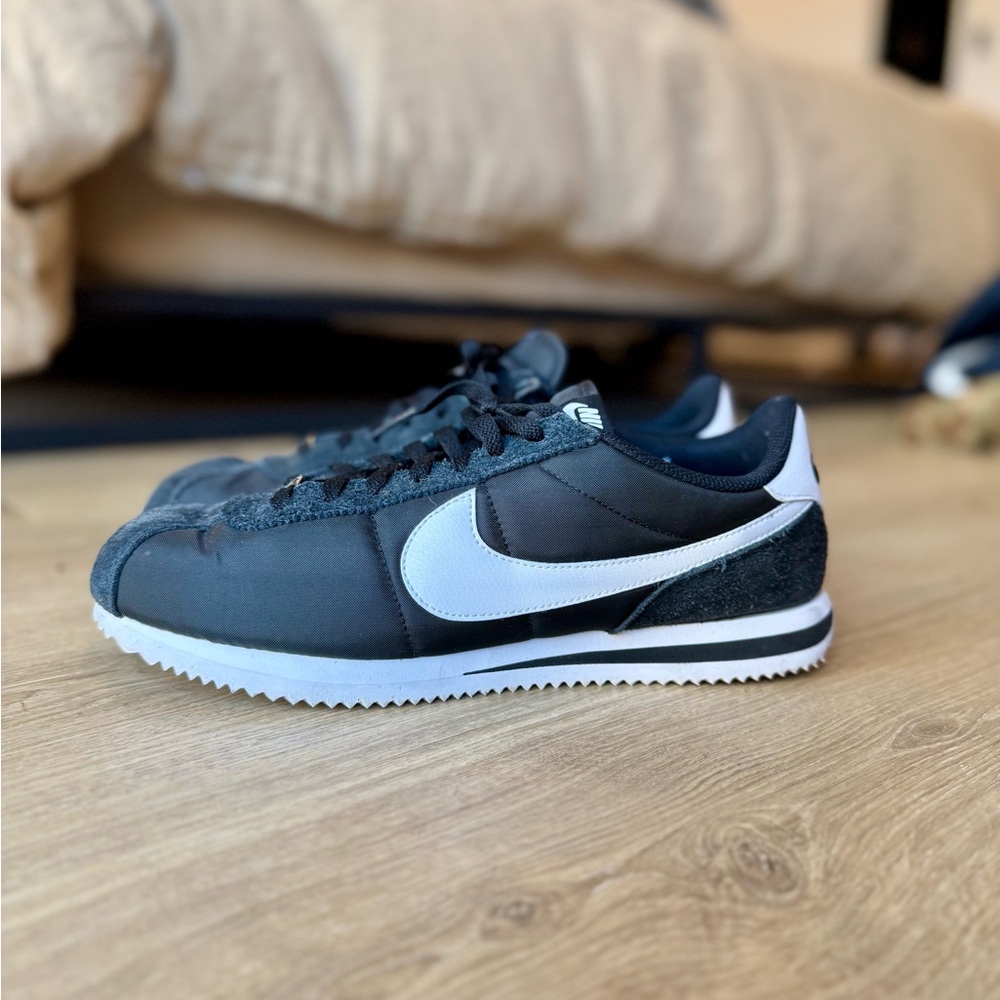 Nike Cortez textile black size 10 Men’s - Picture 3 of 6